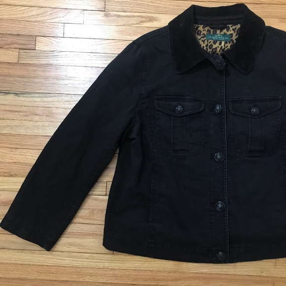 ralph lauren black denim jacket